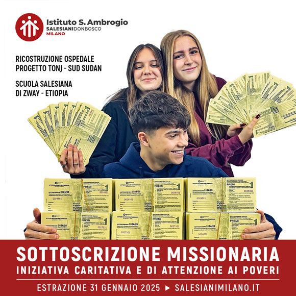 Lotteria missionaria tony project - Salesiani Milano